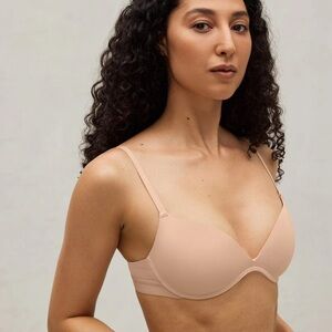 Pepper Zero-G Wirefree Lift Up Bra 36B Buff NWT